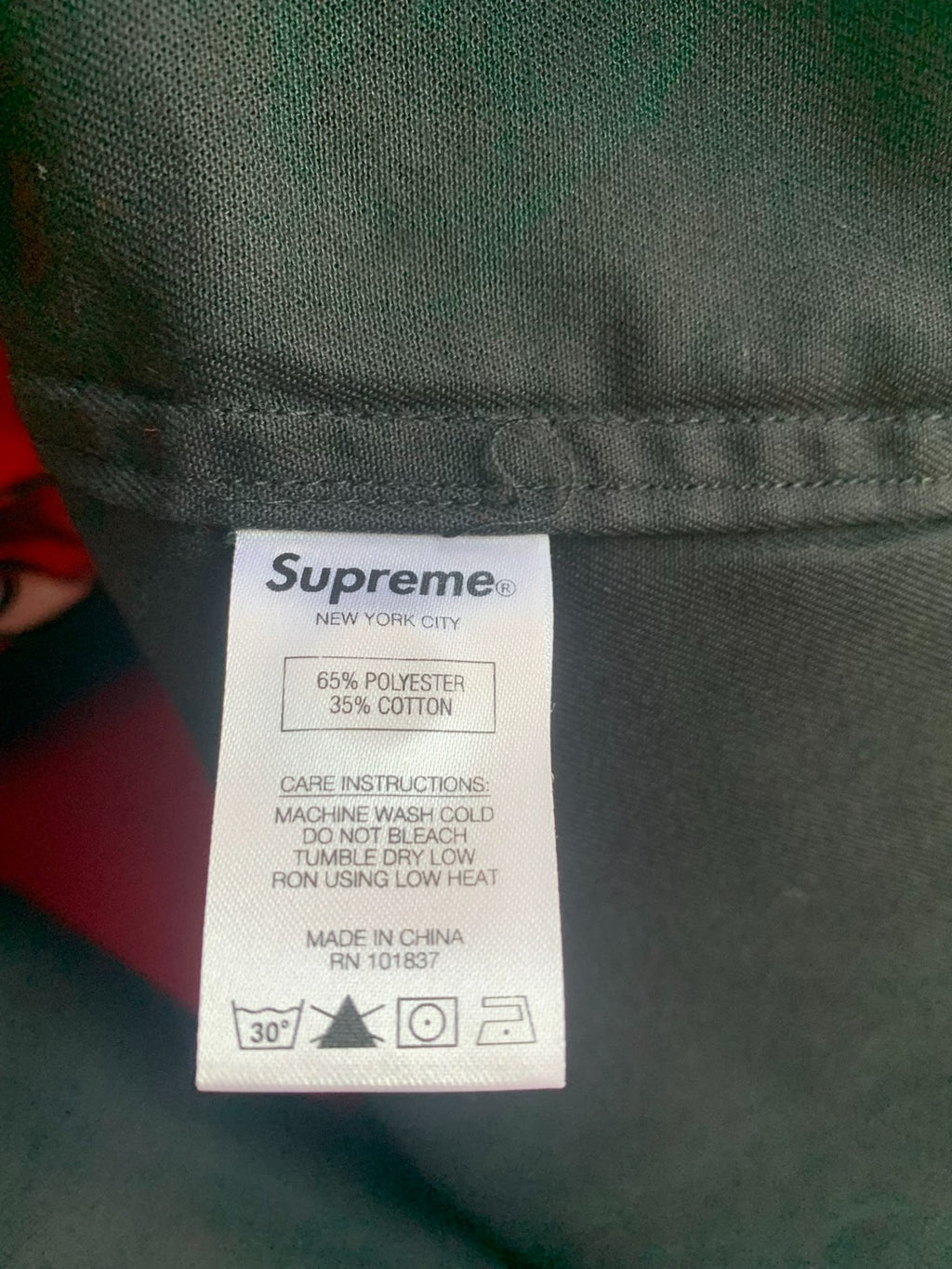 Supreme FW19 HIGH POWERED WORK Shirt