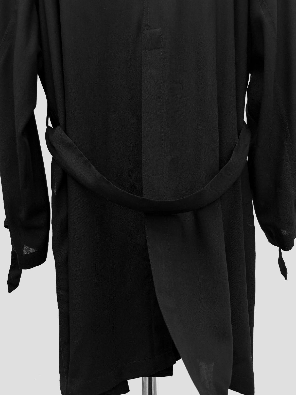 Ann Demeulemeester SS20 Wool Lace-Up Coat