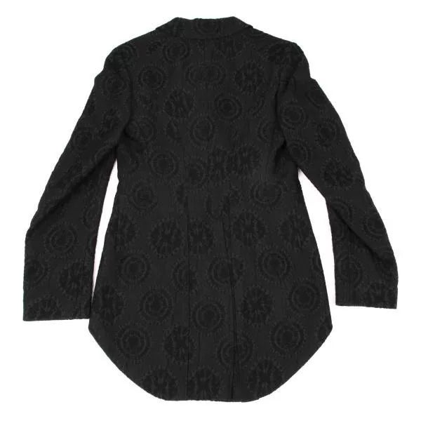 COMME des GARCONS Vintage Black Jacquard Tuxedo Jacket