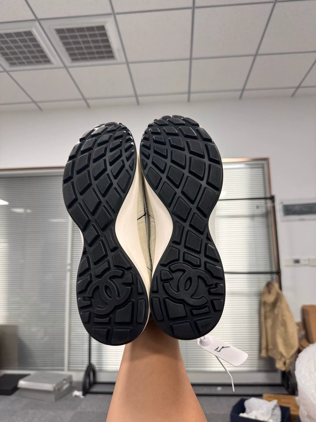 Chanel Black & White Sneakers