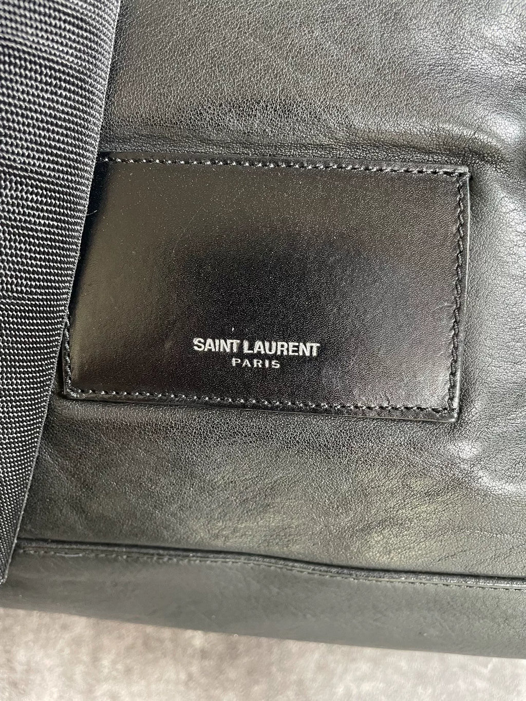 Saint Laurent Paris 14SS Black Multi-Zipper Leather Backpack by Hedi Slimane