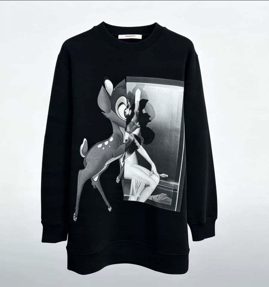 Givenchy Bambi Deer Print Crewneck Sweatshirt - Devines