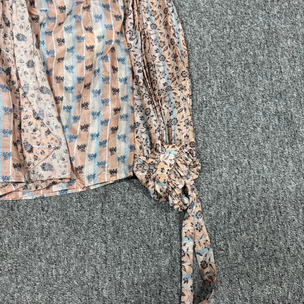 Louis Vuitton LV small floral pattern silk shirt
