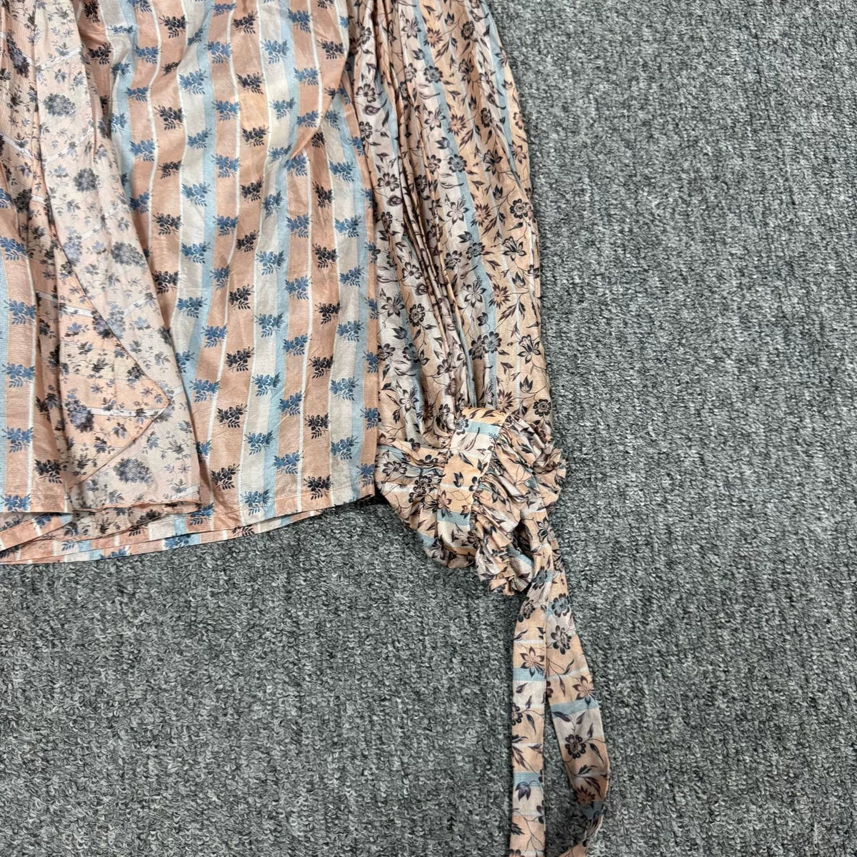 Louis Vuitton LV small floral pattern silk shirt