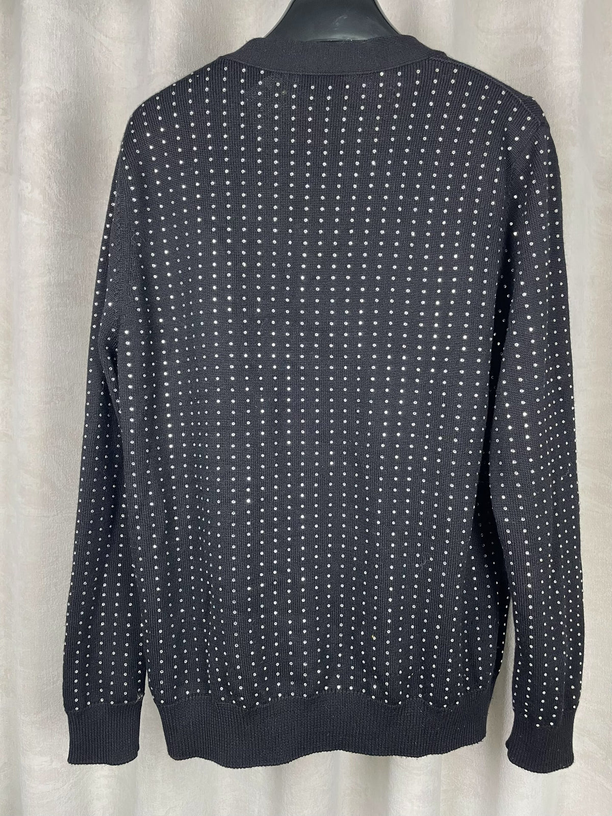 Saint Laurent FW14 Rhinestone Wool Cardigan