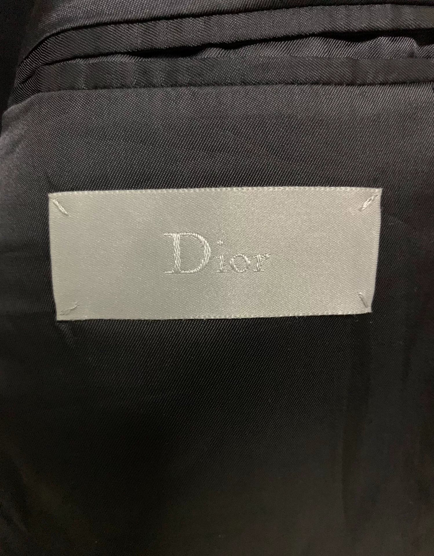 Dior Homme 16SS Runway Zip Wool Suit