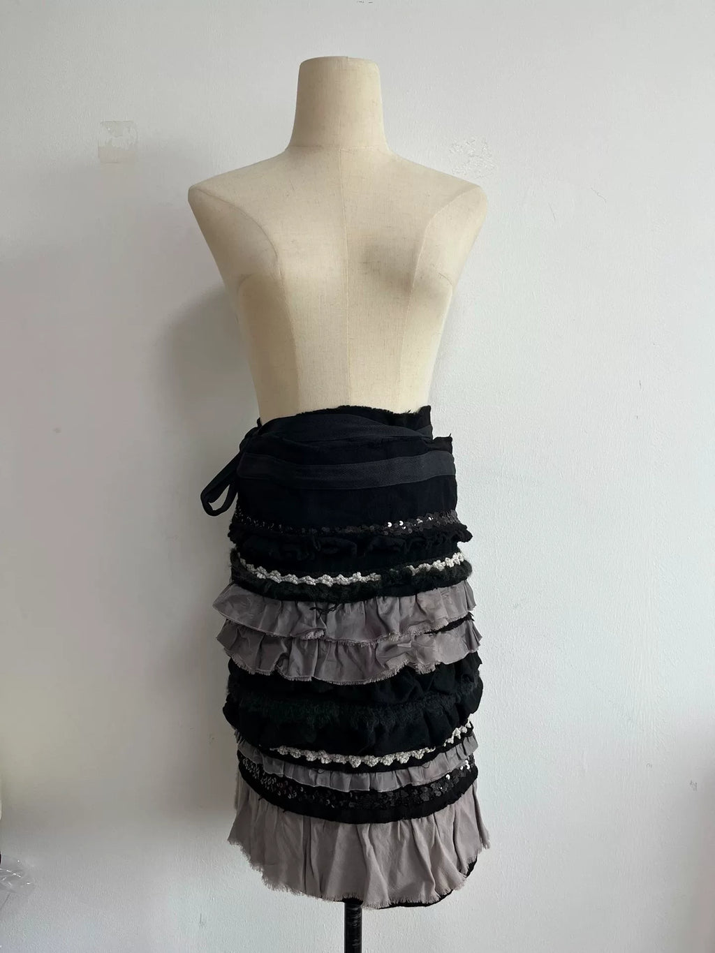 Comme des Garçons Tricot line, Rei Kawakubo, tiered half skirt