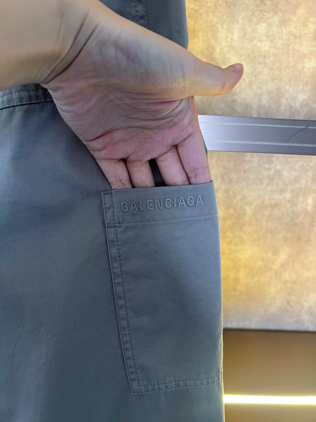 Balenciaga Khaki Work Pants