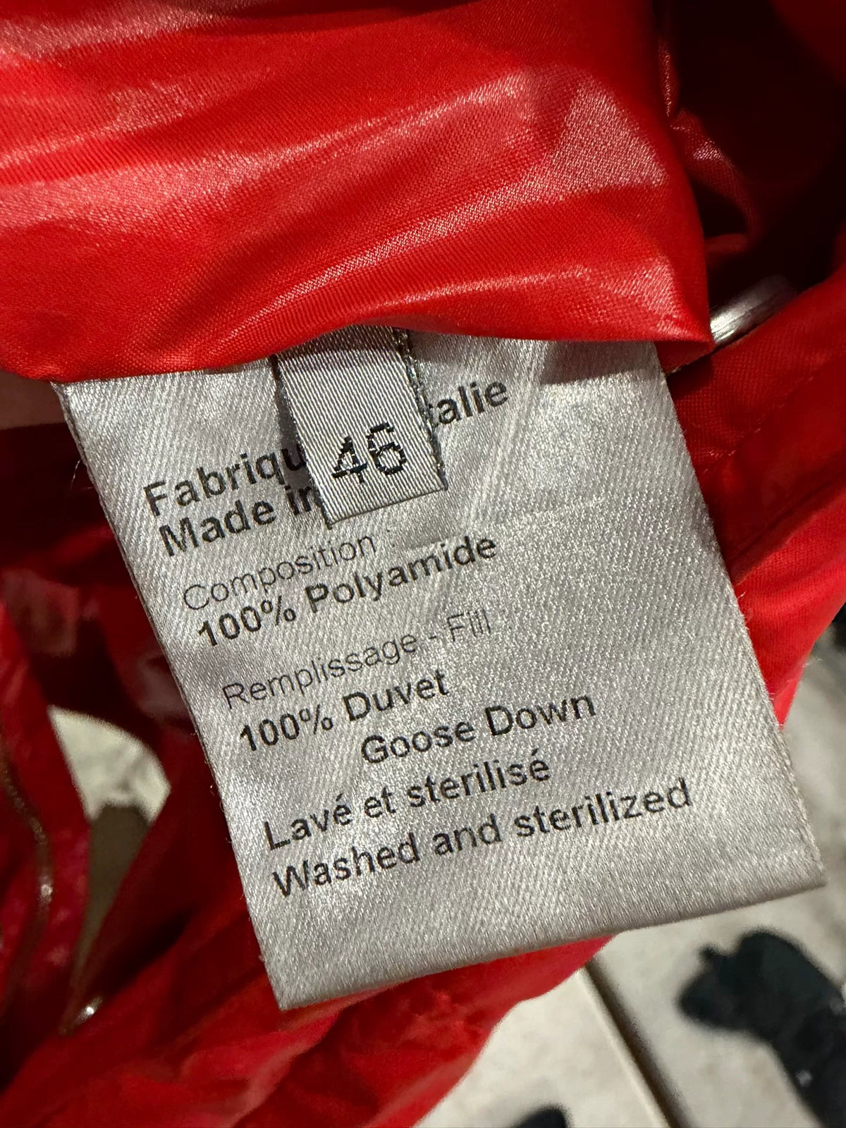 Dior Homme Shiny Strap Structured Down Jacket