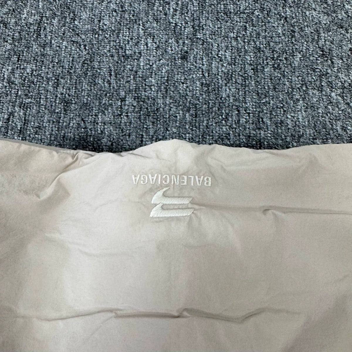 Balenciaga Embroidered Hooded Down Jacket
