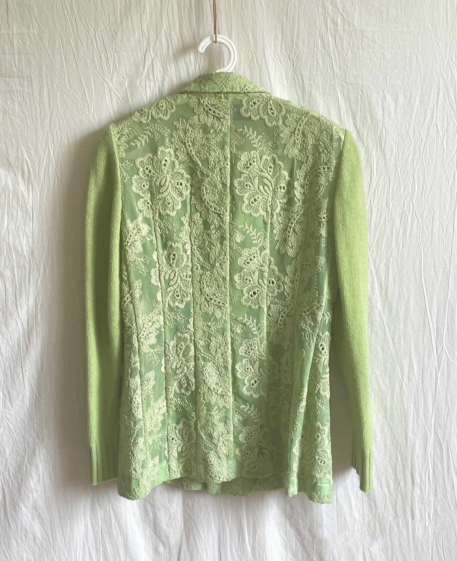Comme Des Garcons Green Papaya Tricot 1997 Sweater
