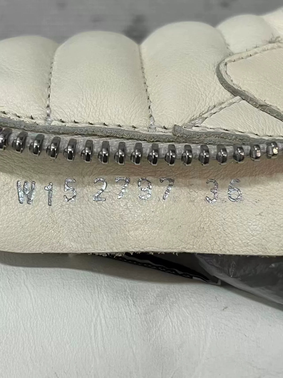 Rick Owens White Milk Inverted-Triangle Sneakers
