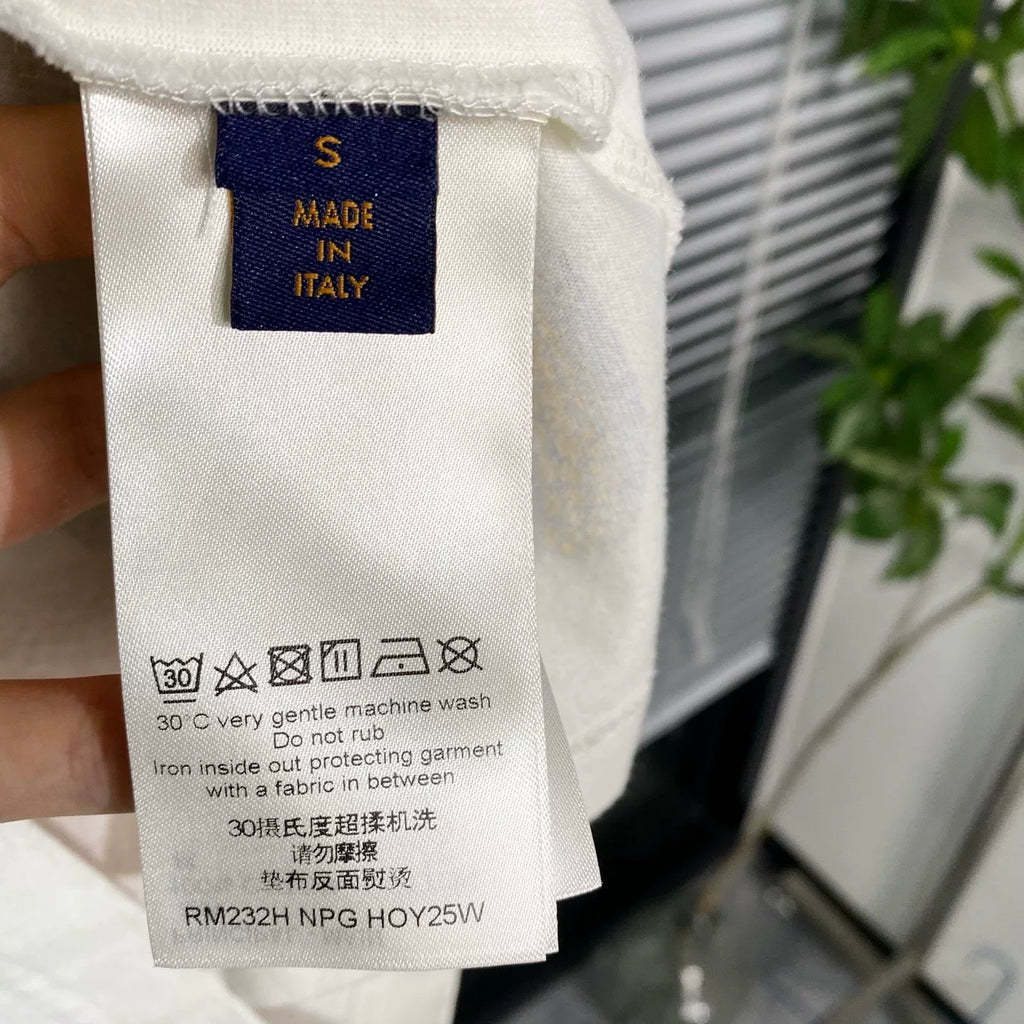 Louis Vuitton Yayoi Kusama White Short Sleeve T-Shirt