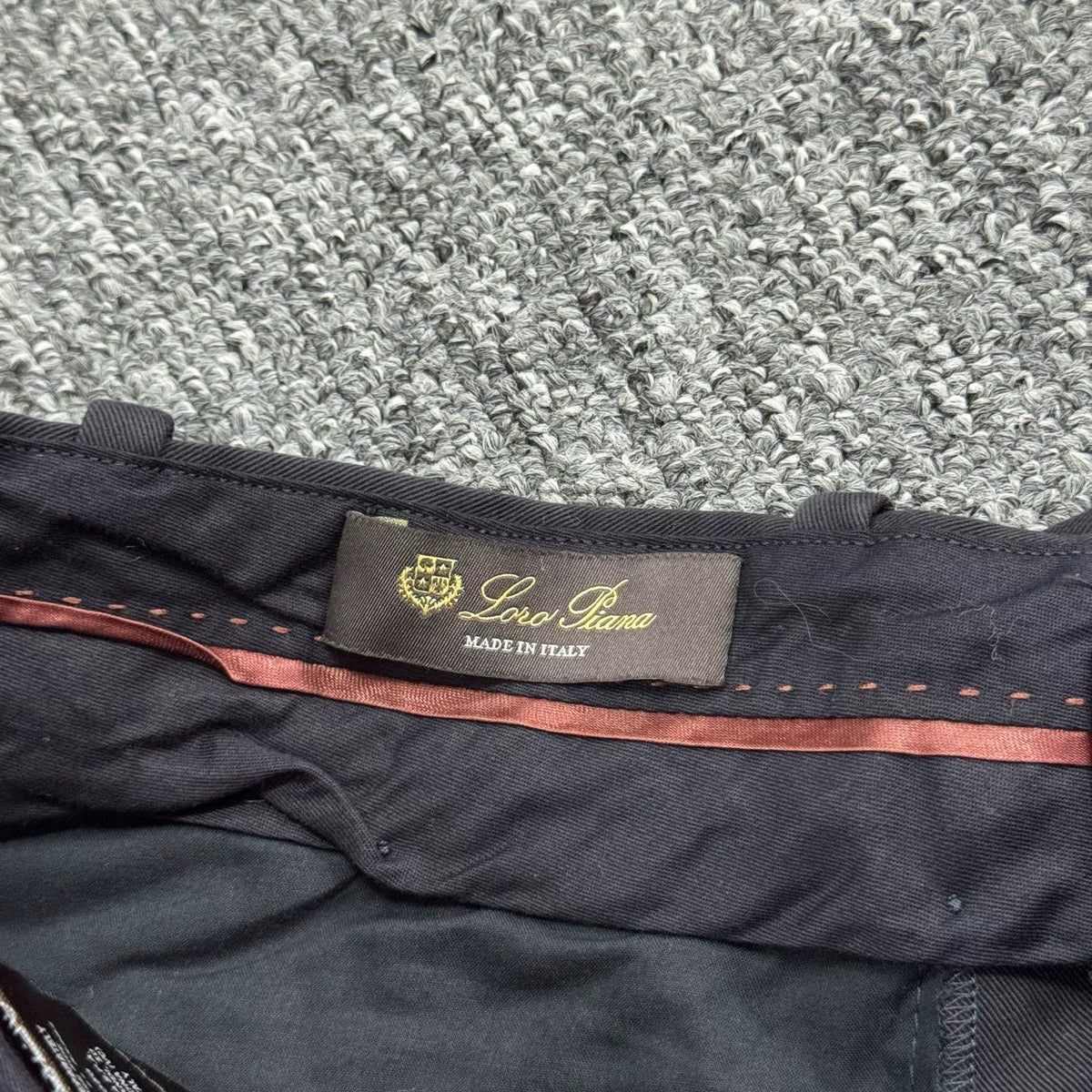 Loro Piana Navy Trousers