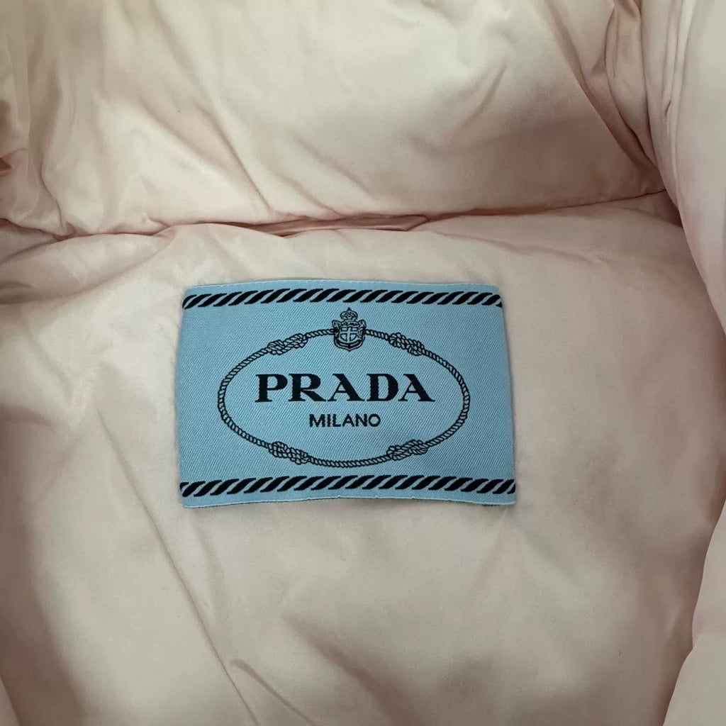 Prada Pink Stand Collar Down Jacket