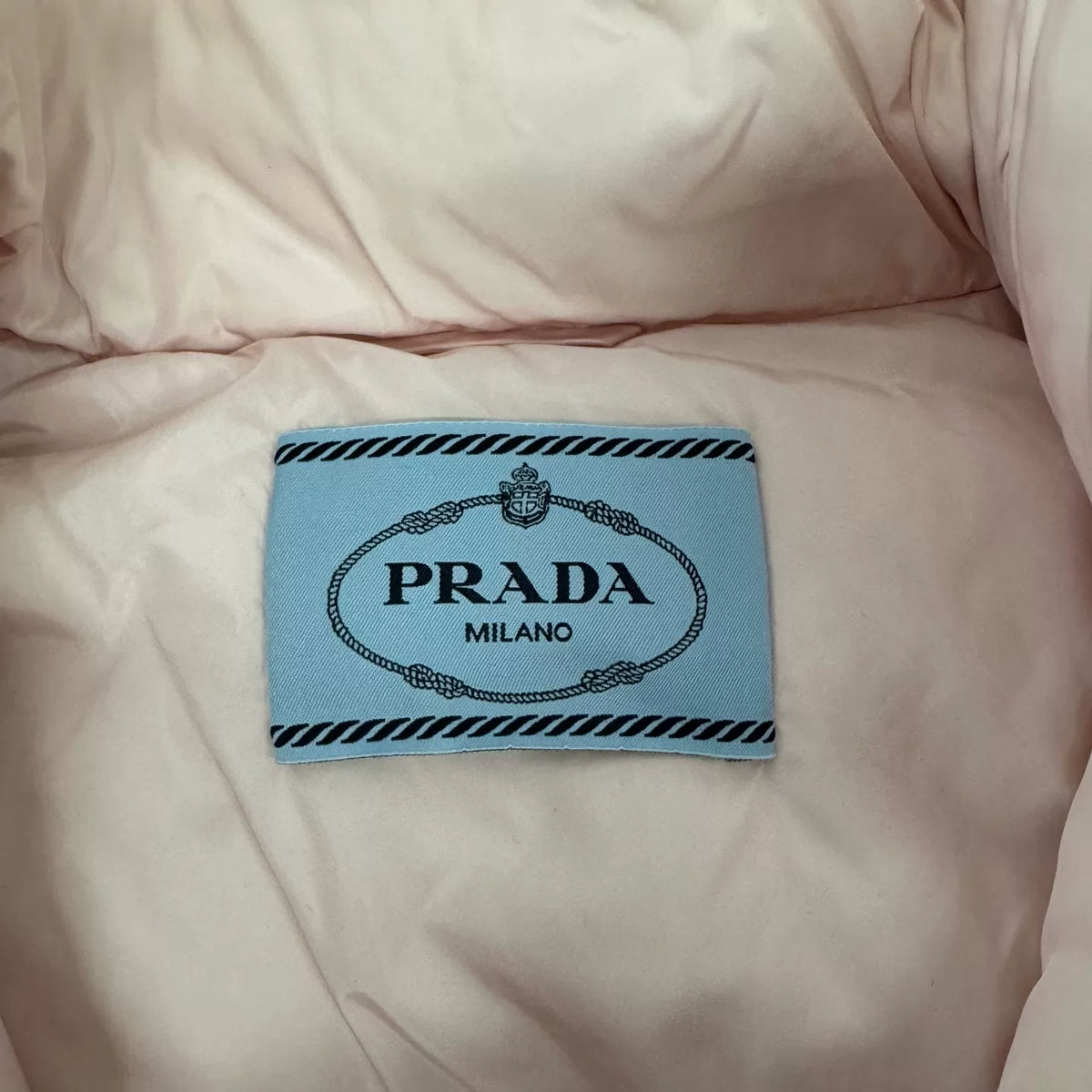 Prada Pink Stand Collar Down Jacket