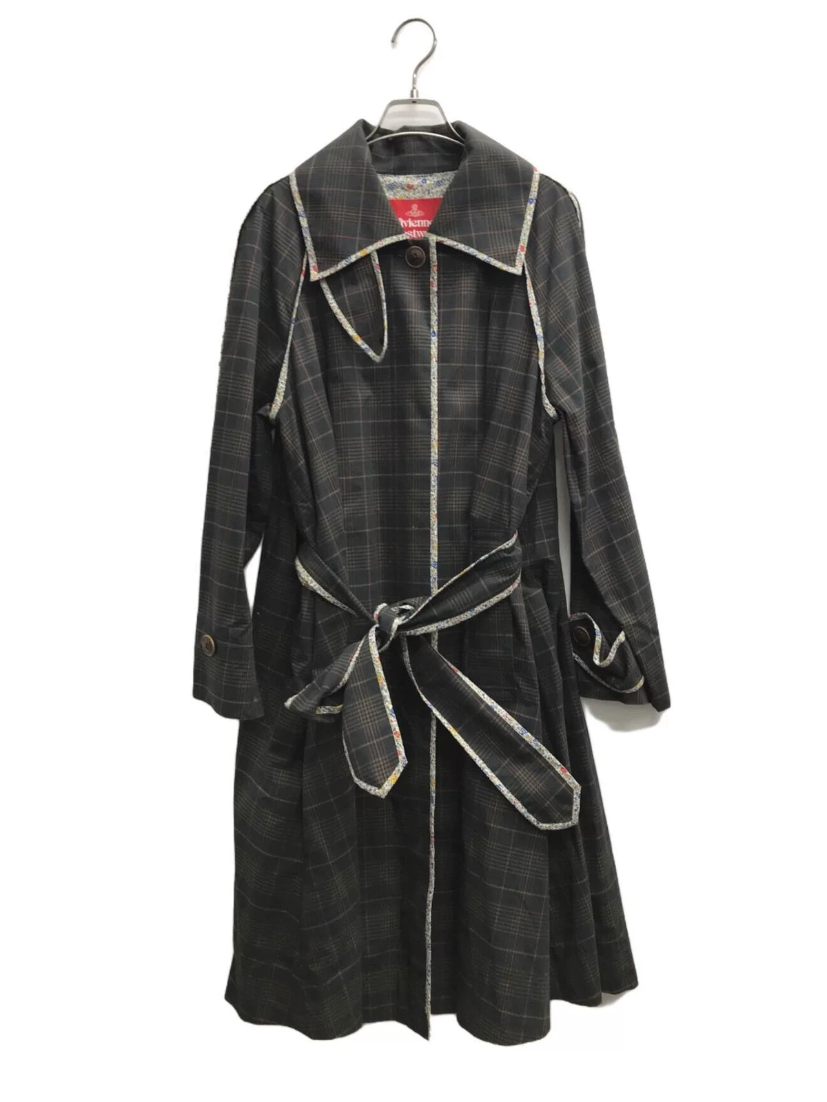 Vivienne Westwood Plaid Tied Coat