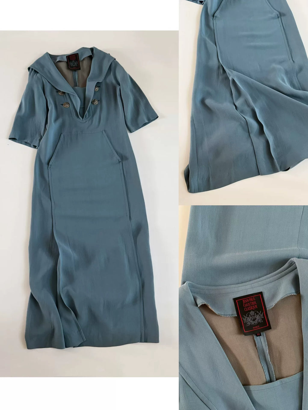 Jean Paul Gaultier 90s Sailor Collar Dress