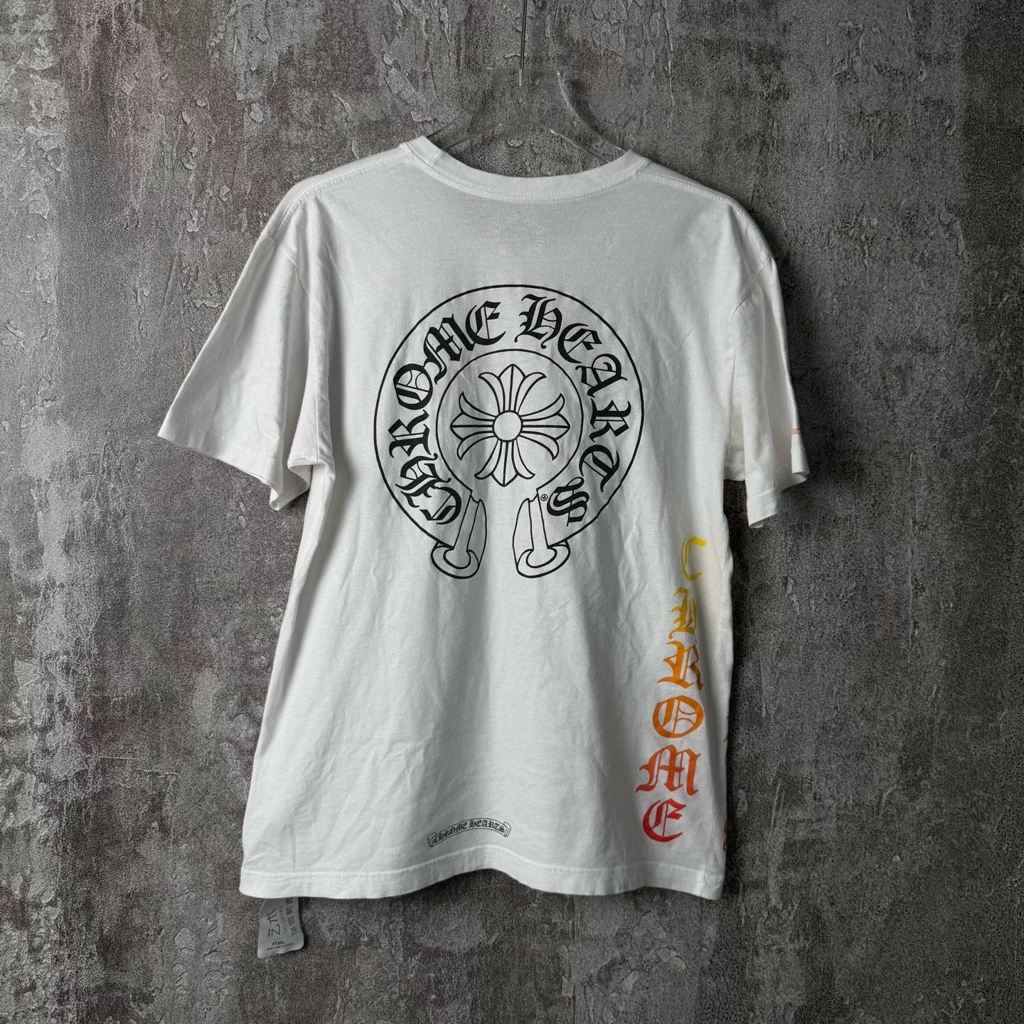 Chrome Hearts Croco Heart Horseshoe Print Short-Sleeve T-Shirt