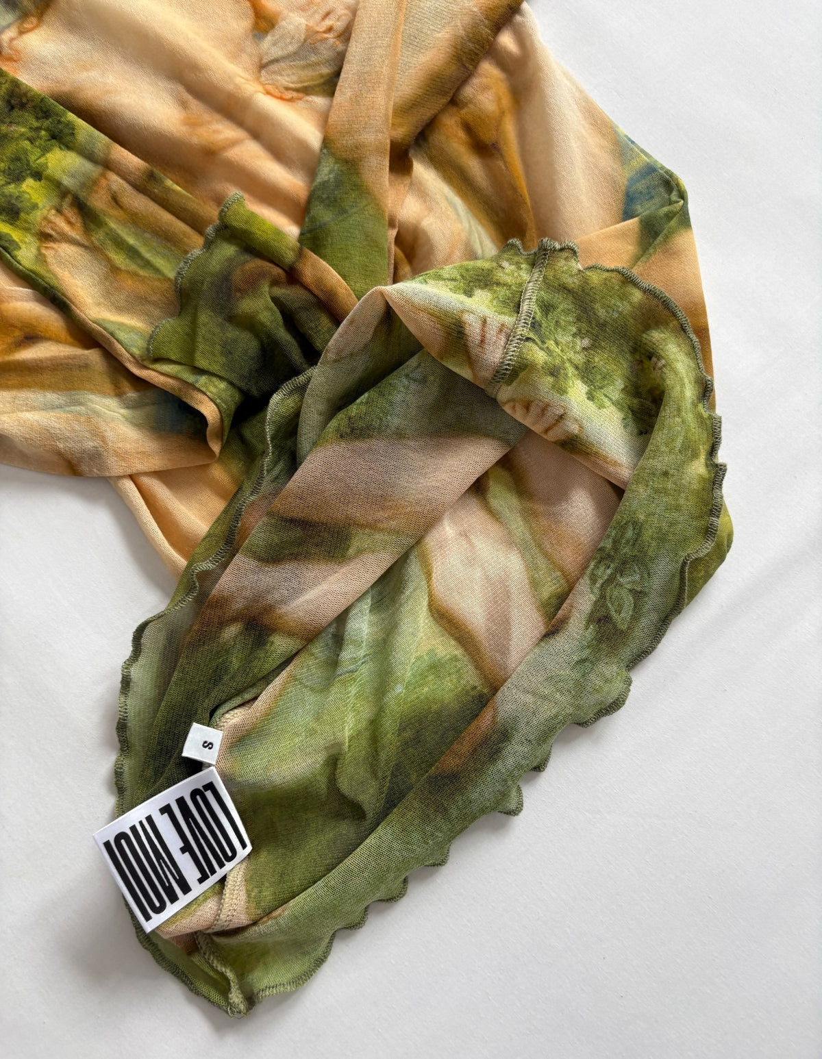 Jean Paul Gaultier Mesh Top Gaultier Hui Mei Three Goddesses Portrait Mesh Top