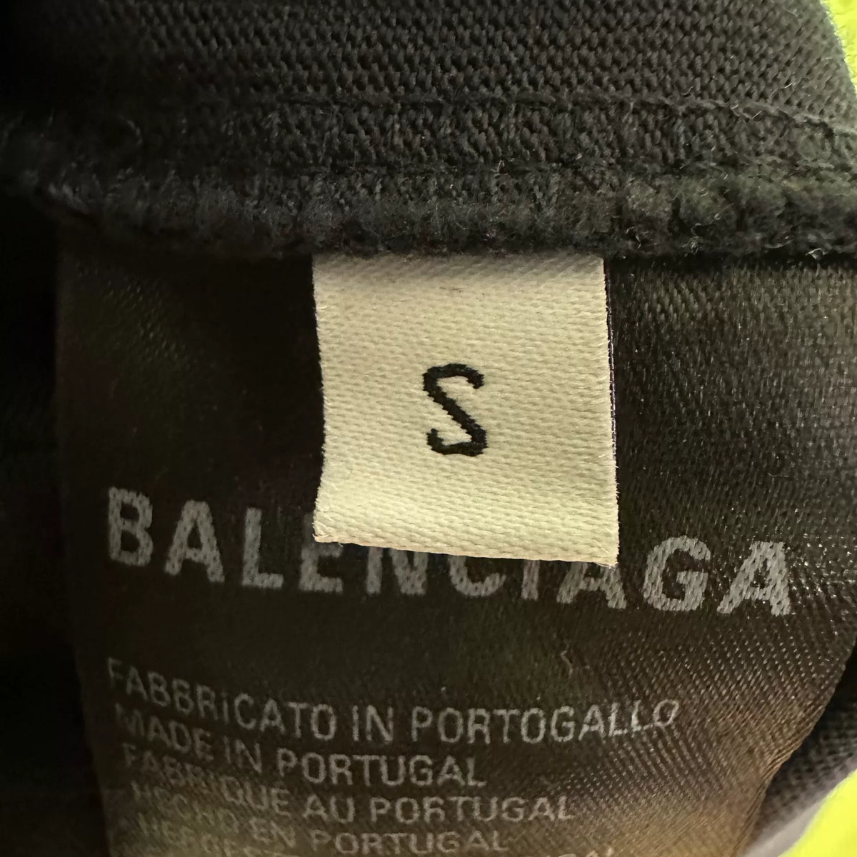 Balenciaga BB Intertwined Embroidered Charcoal Black Top
