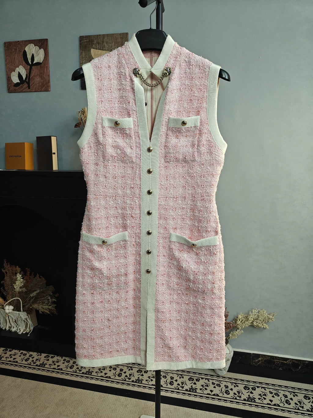 Gucci Pink Sleeveless Dress