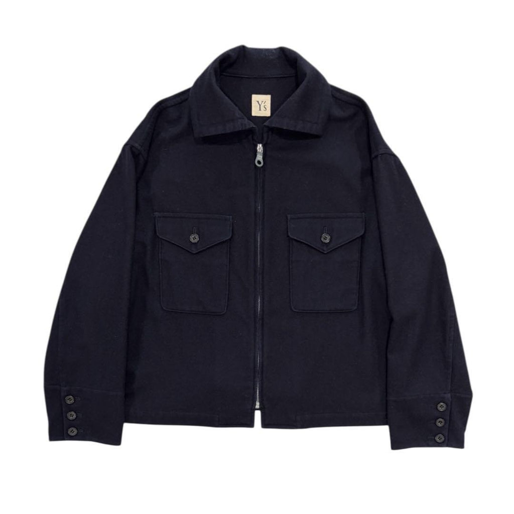 Yohji Yamamoto 1980s Wool Zip-Up Jacket