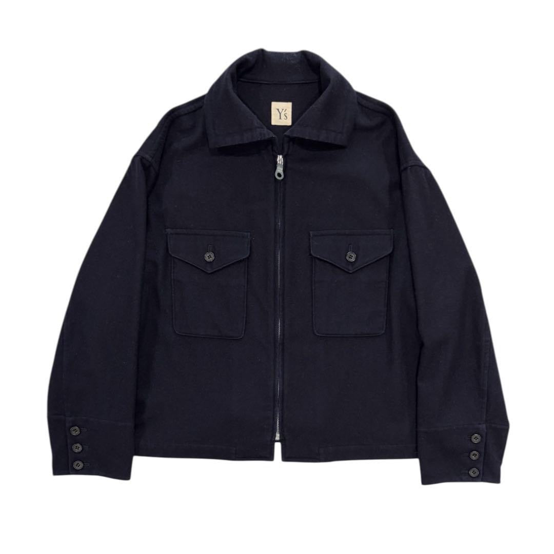 Yohji Yamamoto 1980s Wool Zip-Up Jacket