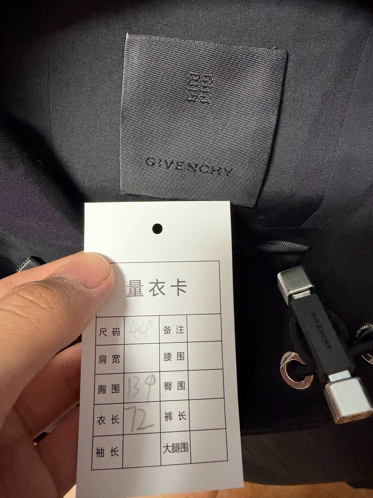 Givenchy Black Hooded Trench Coat