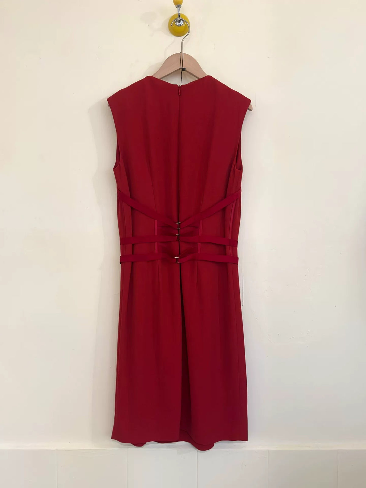 Maison Margiela Waist-Cinched Buckle Dress