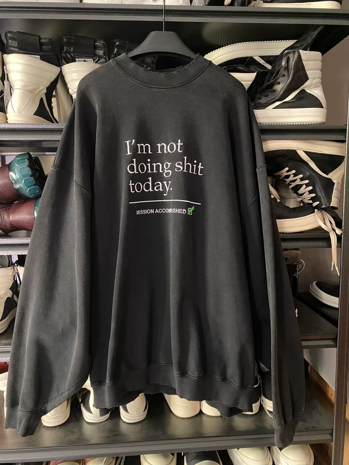 Vetements 23ss Slacker Hoodie