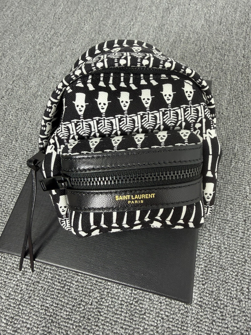 Saint Laurent 16fw Skull Black Backpack