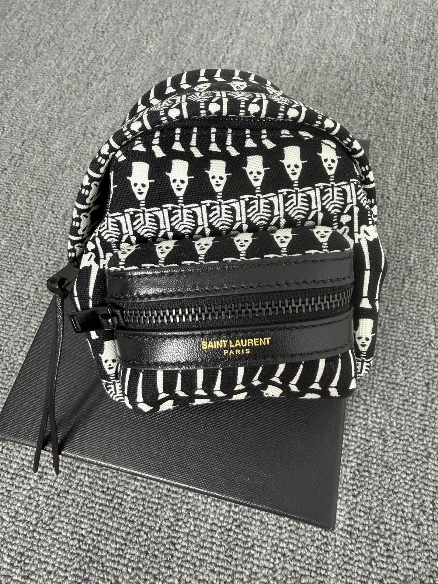 Saint Laurent 16fw Skull Black Backpack