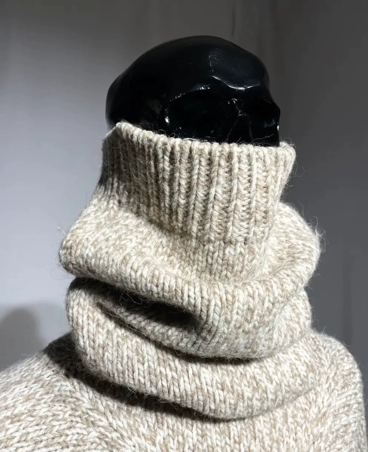 Maison Margiela AW01 Wool Turtleneck Knit Top by Miss Deanna