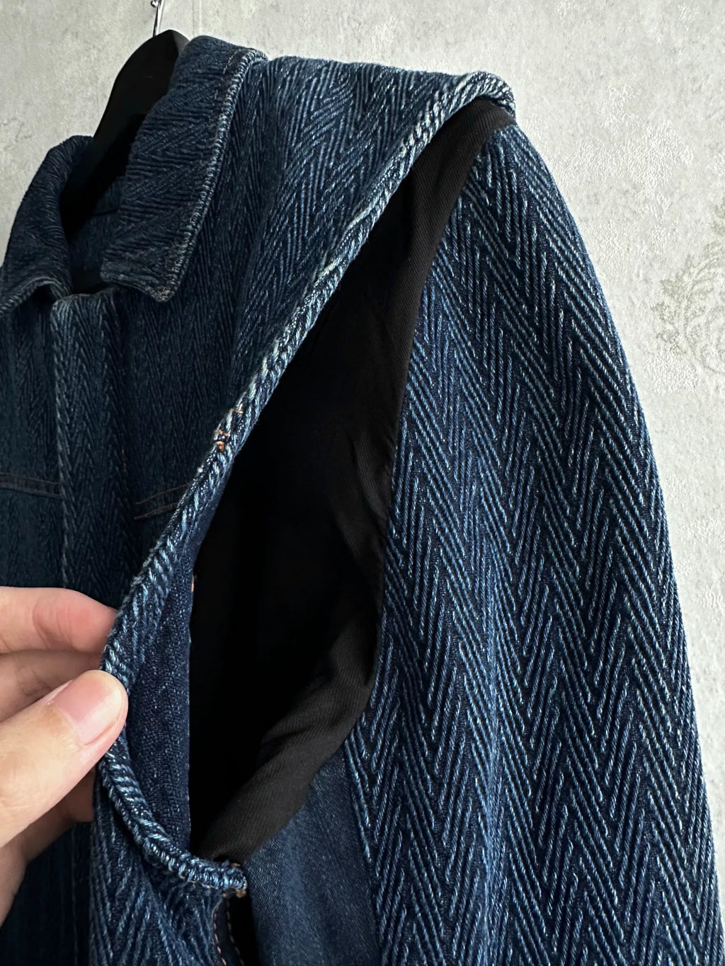 Ann Demeulemeester 16FW Blue Denim Jacket