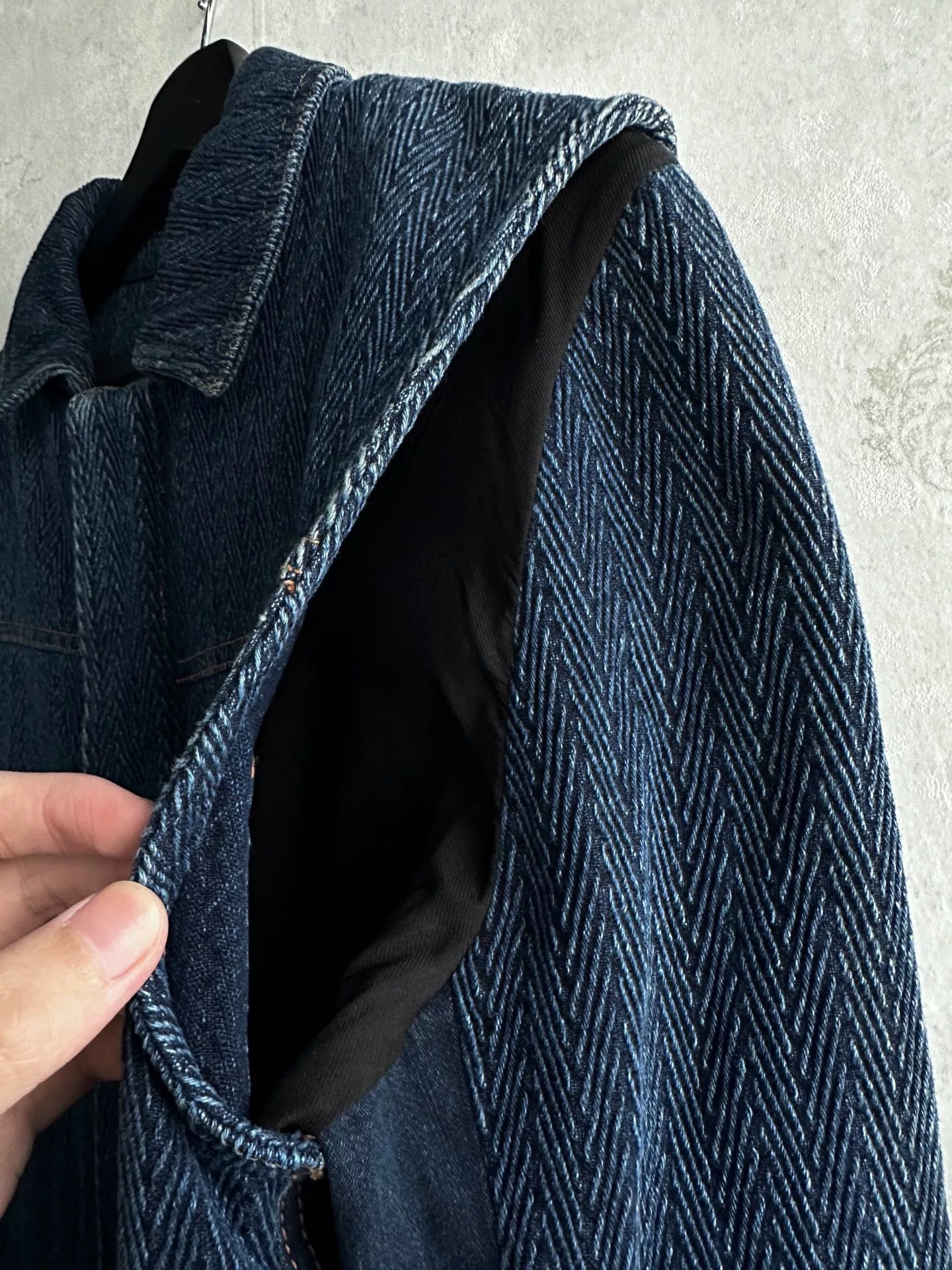 Ann Demeulemeester 16FW Blue Denim Jacket