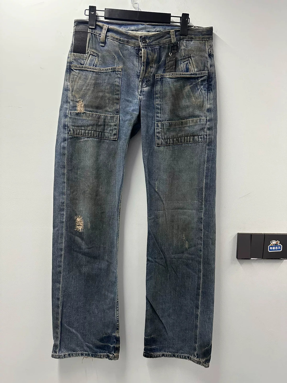 Rick Owens Straight-Leg Pants  10SS Jeans