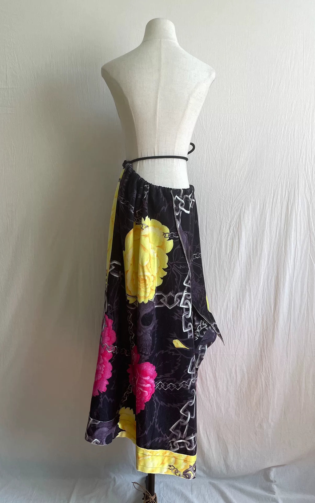 Yohji Yamamoto 14AW Peony Flower Midi Skirt