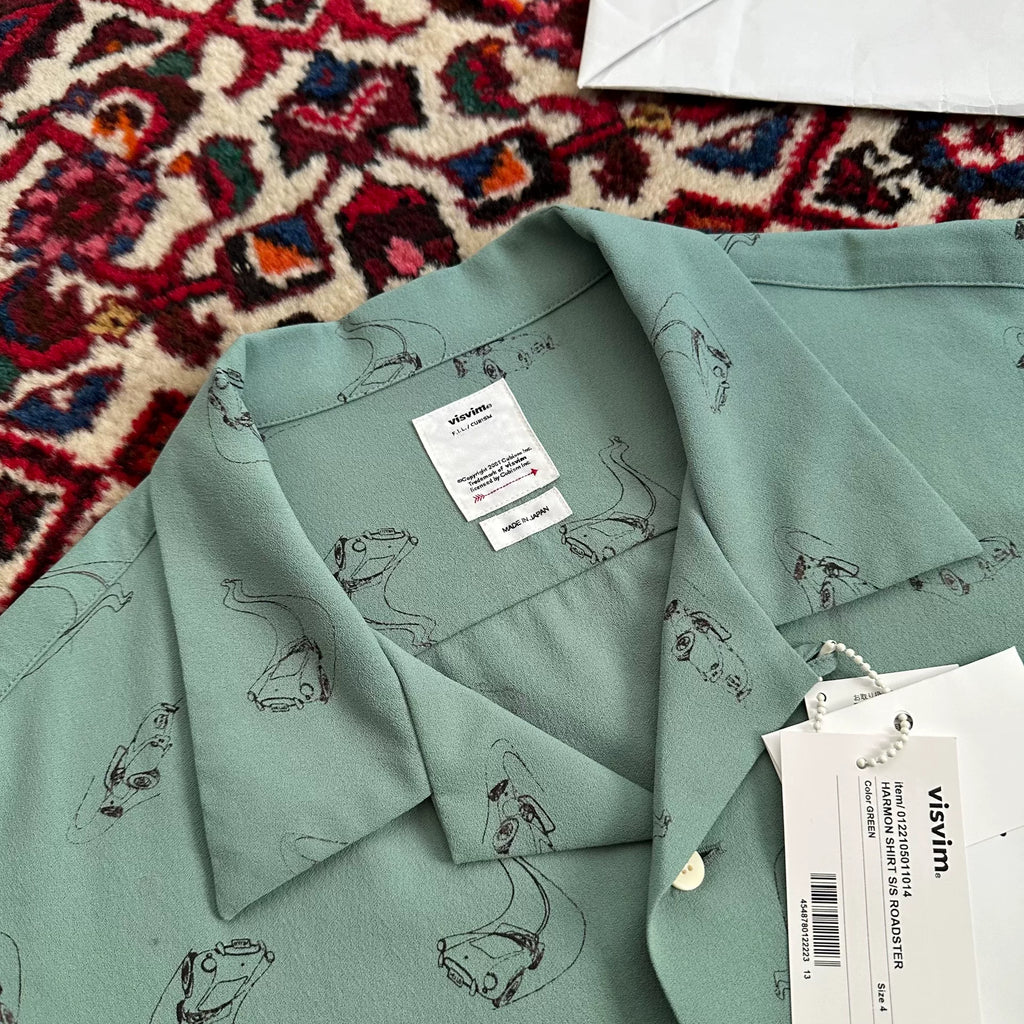 visvim 22ss harmon roadster short-sleeve shirt