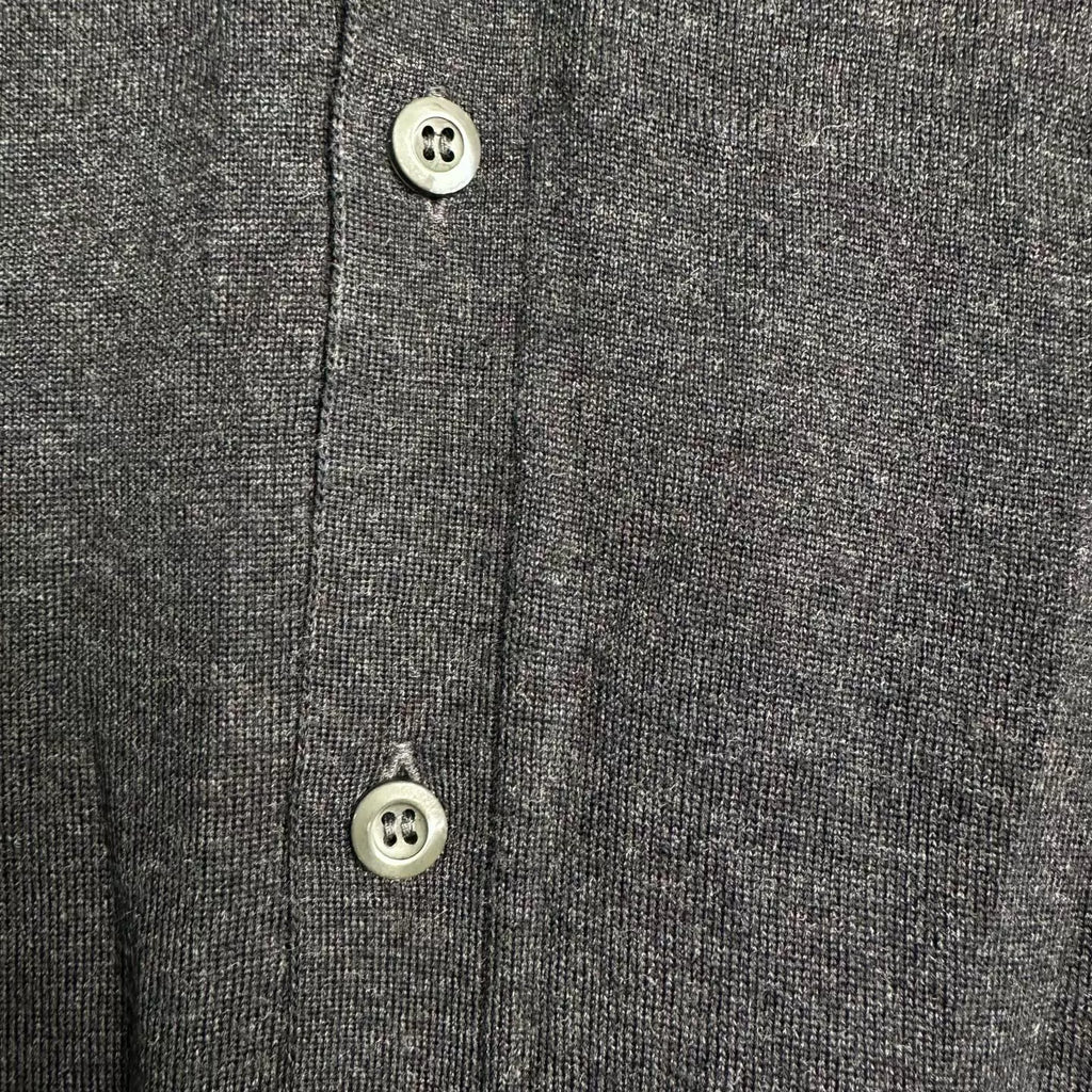 Prada Navy Blue Wool Cardigan