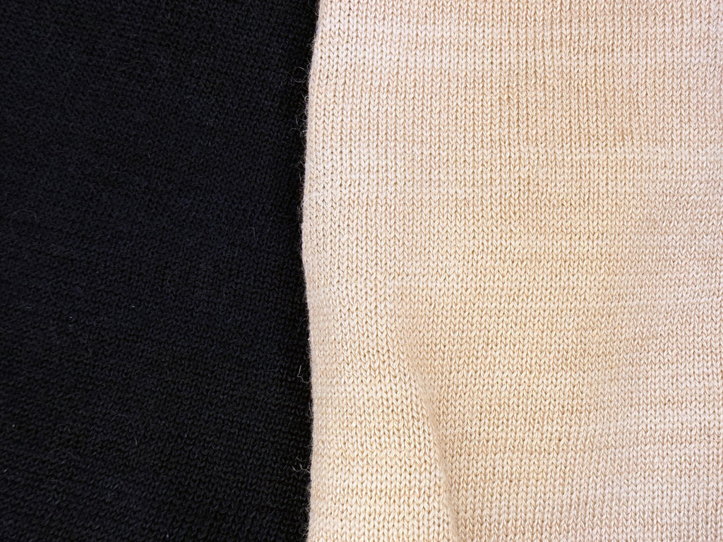 Visvim 22SS Godfrey Knit Long Sleeve Color-Block Sweater