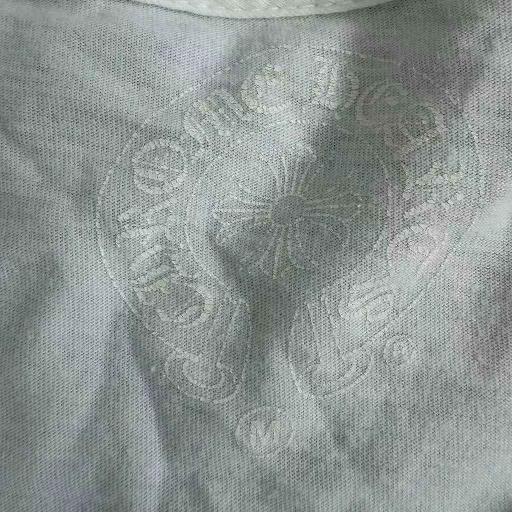 Chrome Hearts White Horseshoe Qilin Arm Long Sleeve Top