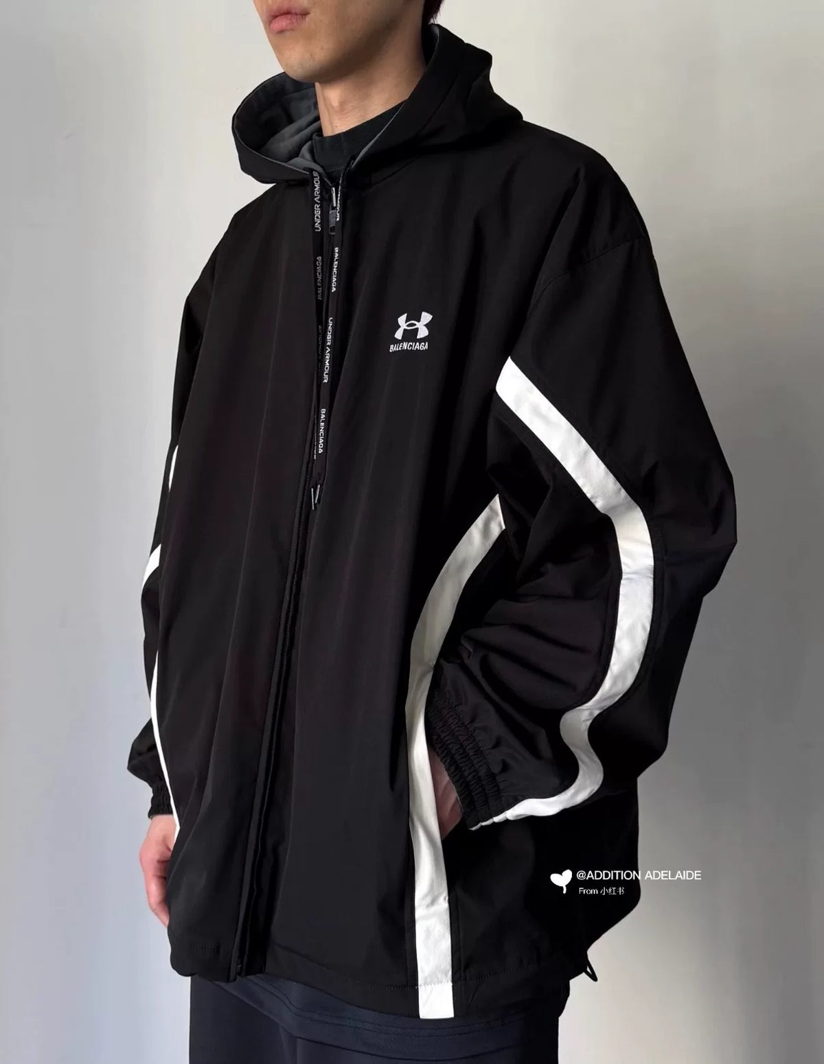 Balenciaga Under Armour Zip Hoodie Jacket