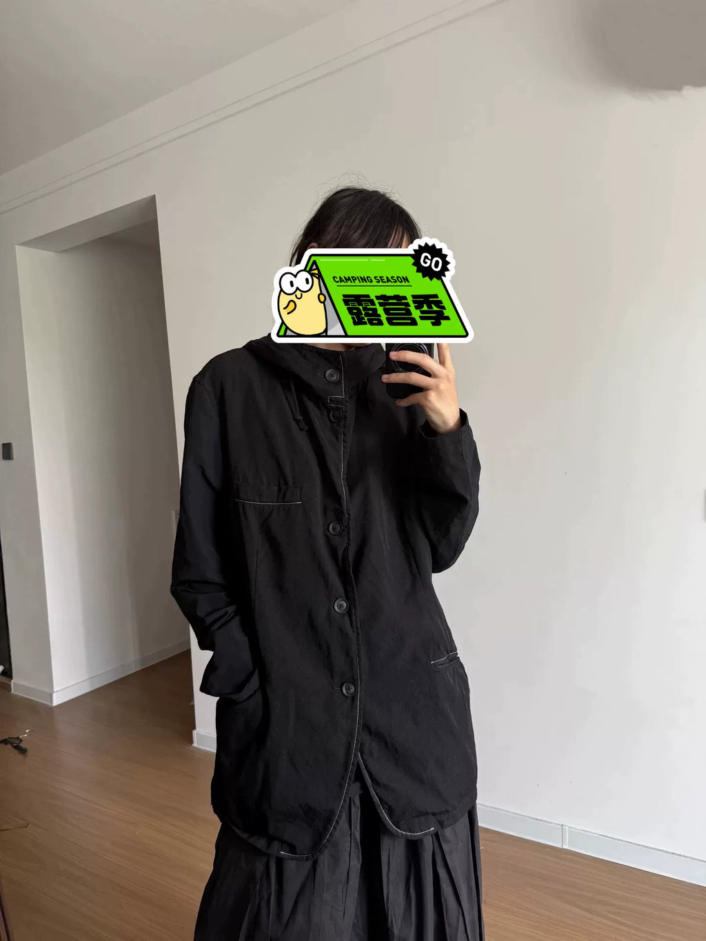 Yohji Yamamoto AW19 Hooded Wool Jacket