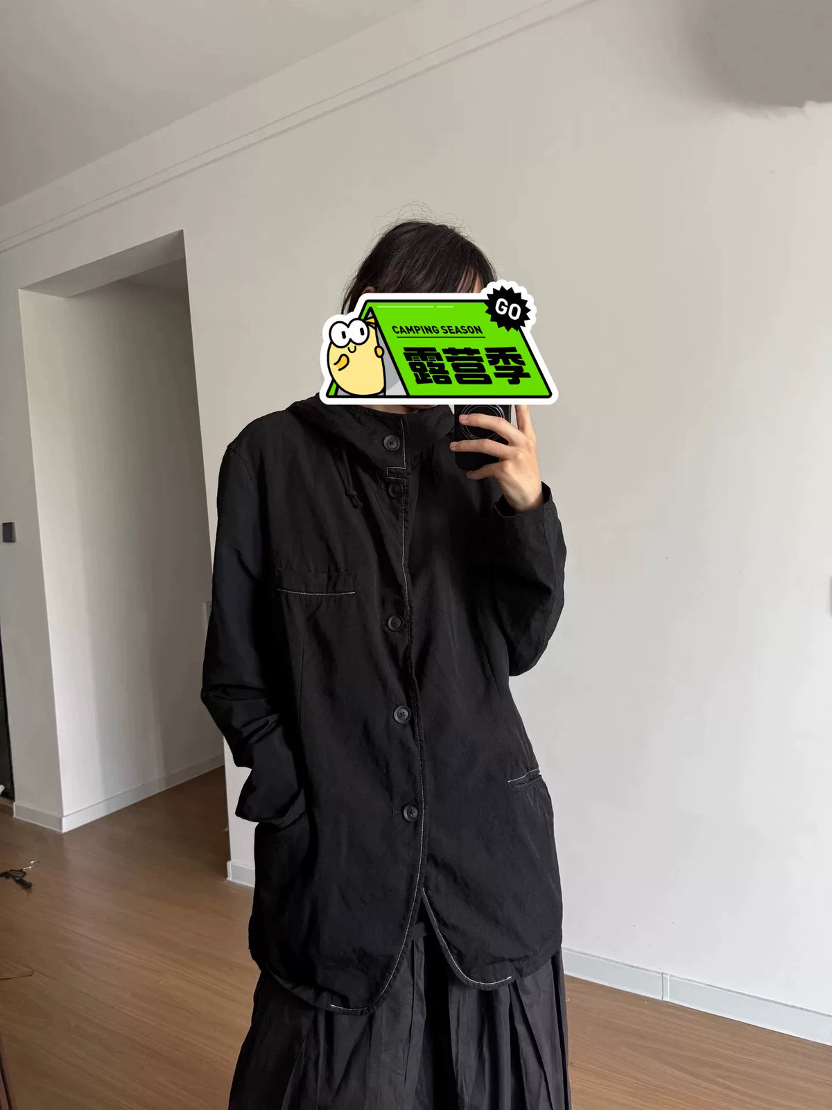 Yohji Yamamoto AW19 Hooded Wool Jacket
