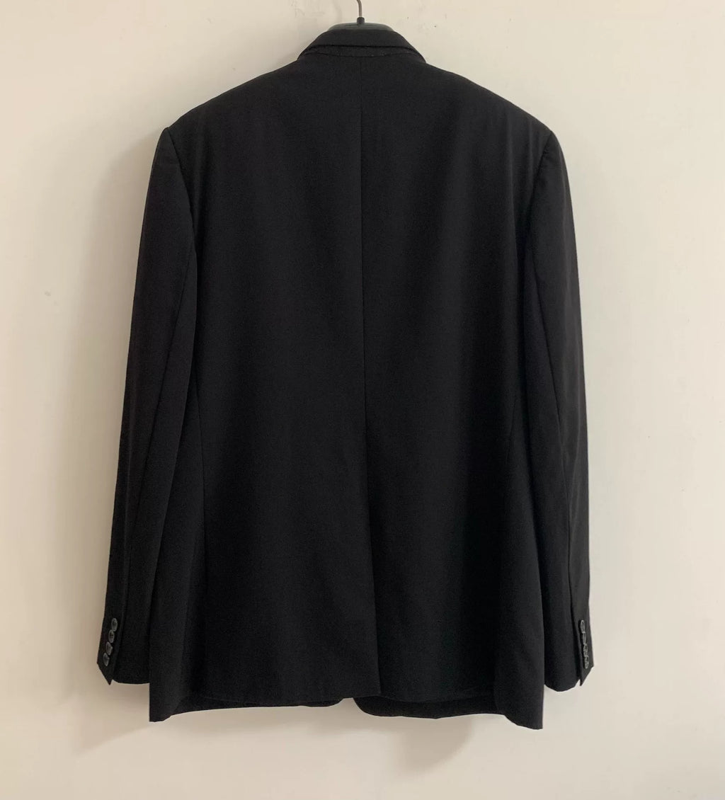 Dior Homme SS18 Black Lily of The Valley Beaded Blazer