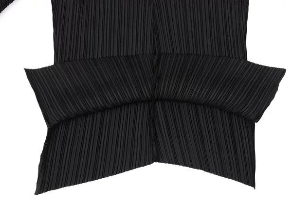Issey Miyake Vintage Black Pleated Top