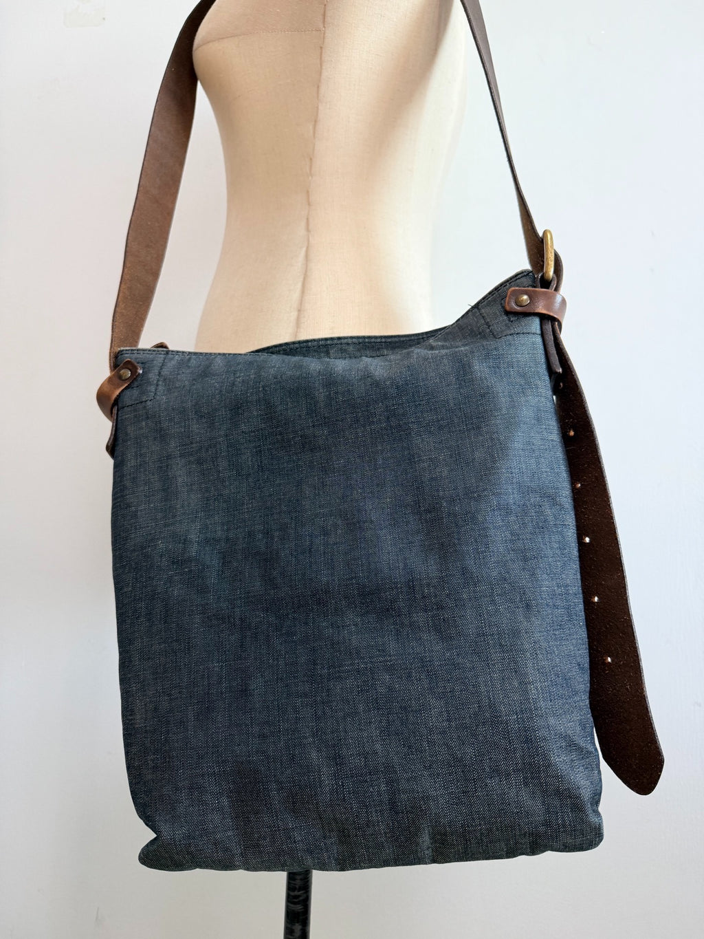 Dries Van Noten Denim Shoulder Bag Crossbody Bag