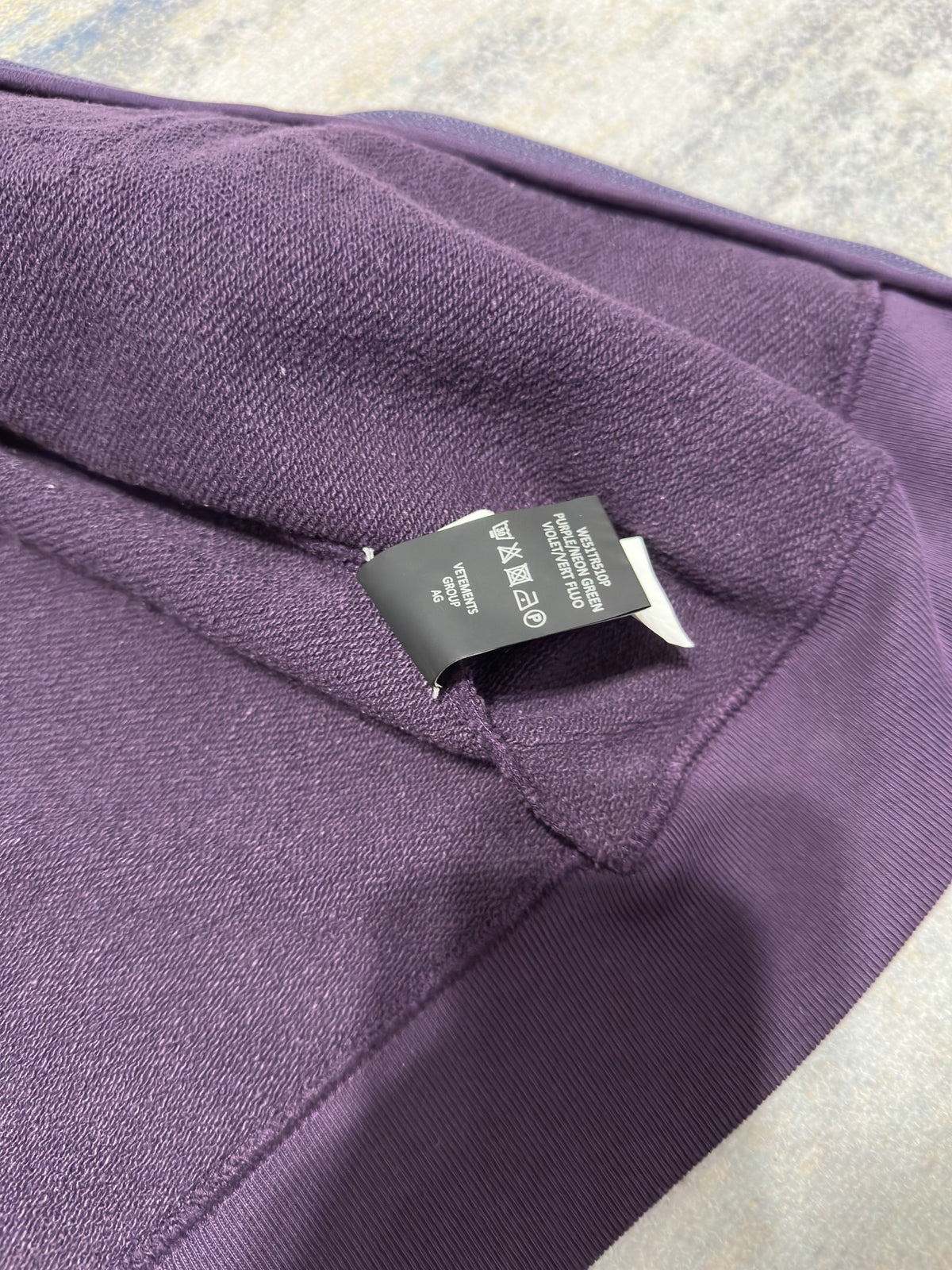 Vetements Beverly Hills Purple Short Jacket