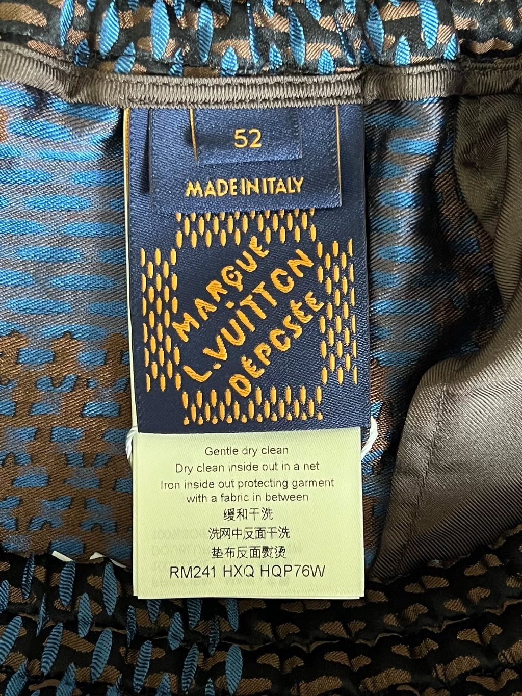 Louis Vuitton Men's Checkerboard Long Pants